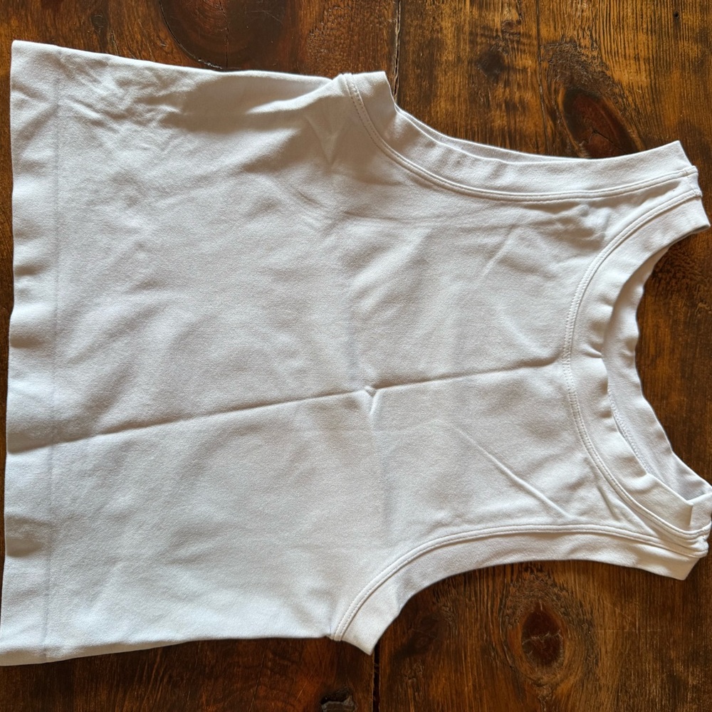 Aura Cream Sleeveless Top